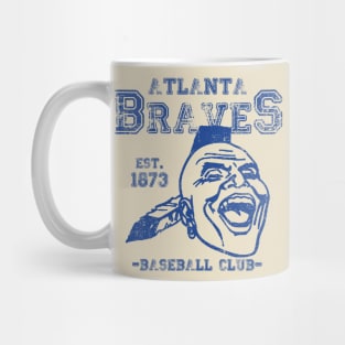 Vintage Atlanta Braves By Semrawud Mug